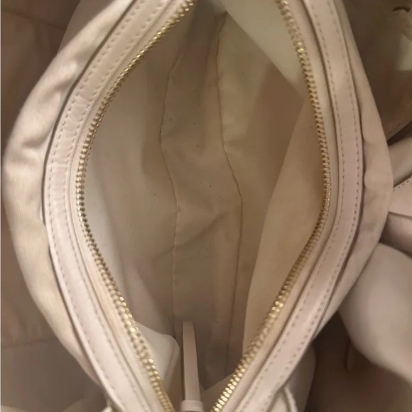 Coach Madison Carlyle Shoulder Bag Chalk Leather F37637 Hobo Tote Purse - Picture 13 of 15